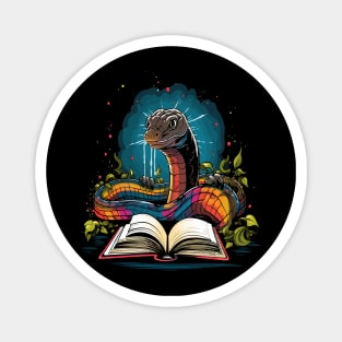 Eel Reads Book Magnet